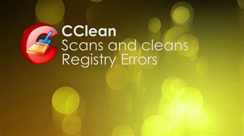 Windows Registry Error Clean Up Youtube