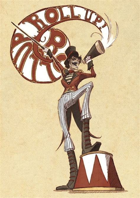 Images For Vintage Circus Ringmaster Vintage Circus Art Sketches