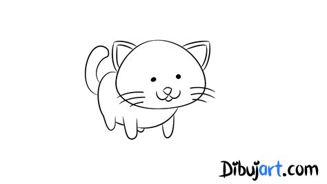 Cómo dibujar una Gato paso a paso #6 — Serie de dibujos de Gatos