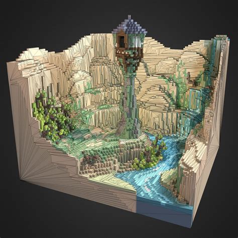 Tangled Tower Voxelmade