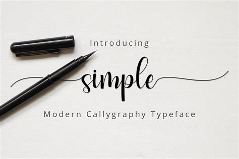 Simple Script Script Fonts Creative Market