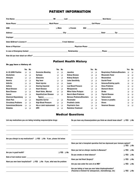 New Patient Intake Form Fill Out And Sign Printable Pdf Template Vrogue