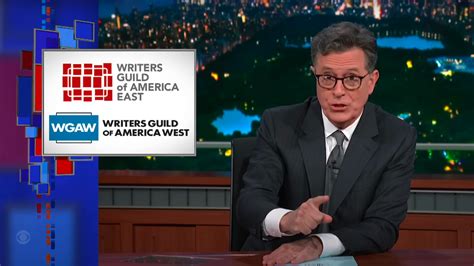 Colbert Writes Jokes For The Future During Strike On Disney Desantis