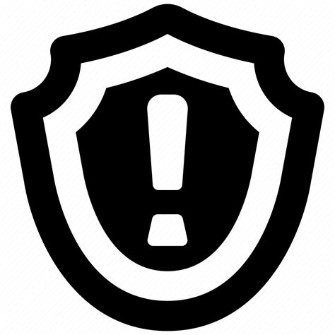 Security Shield Warning Icon Download On Iconfinder