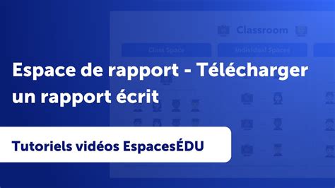 Espace De Rapport Télécharger Un Rapport écrit Youtube