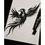 50  Best Flying Phoenix Tattoos Sketch & Design With Meanings In 2020