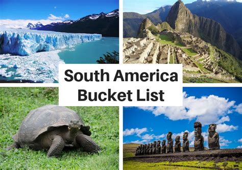 Top 10 south america travel destinations. South America Bucket List: 50+ EPIC Things to Do and ...