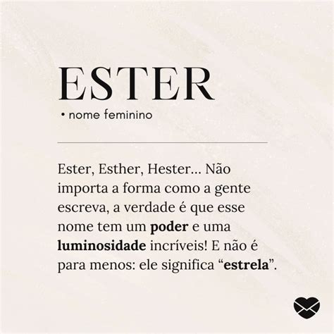 Qual O Significado De Ester