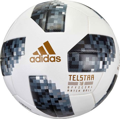 Adidas Telstar 18 World Cup Match Ball White And Silver