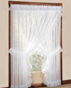 Maybe you would like to learn more about one of these? Sheer Priscilla Panel Pair with Attached Valance | Ruffle ...
