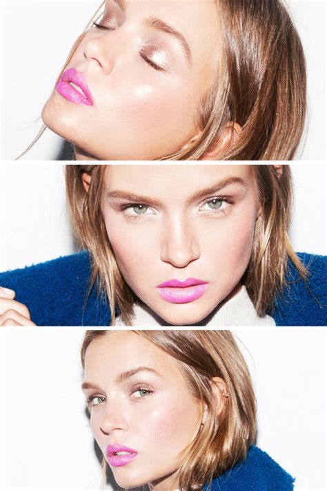 Pink eye shadow can be an invitation to a chic monochromatic look, ciucci says. How To Wear Pink Lipstick, With Josephine Skriver | Pink lipstick makeup, Bright pink lipsticks ...