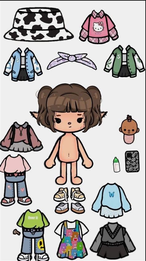 Boneca Toca Boca Cute Easy Drawings Paper Dolls Clothing Paper Doll Porn Sex Picture