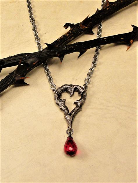 Thorn Necklace Gothic Jewelry Vampire Goth Necklace