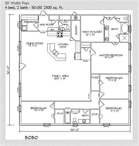 Barndominium Floor Plans 2 Story With Shop Image To U