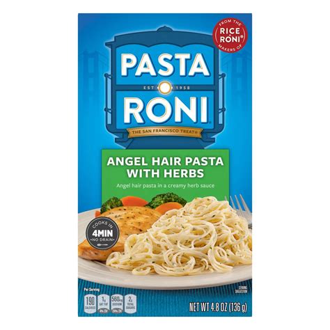 Pasta Roni Angel Hair Pasta With Herbs Shop Pantry Meals At H E B