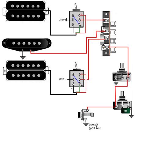 Guitar Wiring Diagrams 2 Humbuckers 5 Way Switch Style Guru Fashion