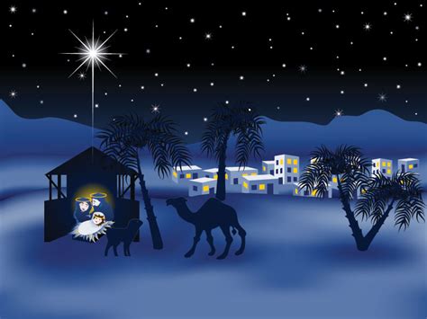 Nativity Scene Photos ~ Starry Night Nativity 1 Sunwalls