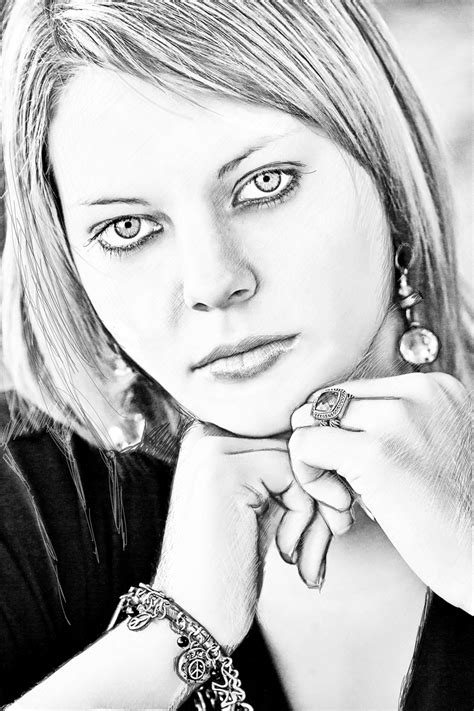Clayton Hayes Photography Hand Sketched Senior Portraits