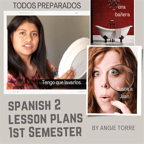 Spanish 2 Curriculum And Lesson Plans First Semester High School Bundle