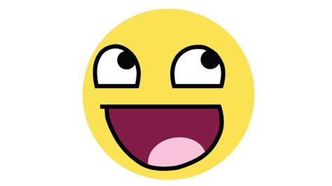Share the best gifs now >>>. Awesome Face / Epic Smiley | Know Your Meme