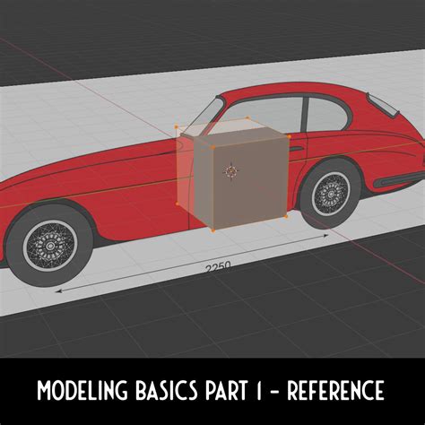 1 Minute Car Modeling Basics Part 1 Reference — Blender Secrets
