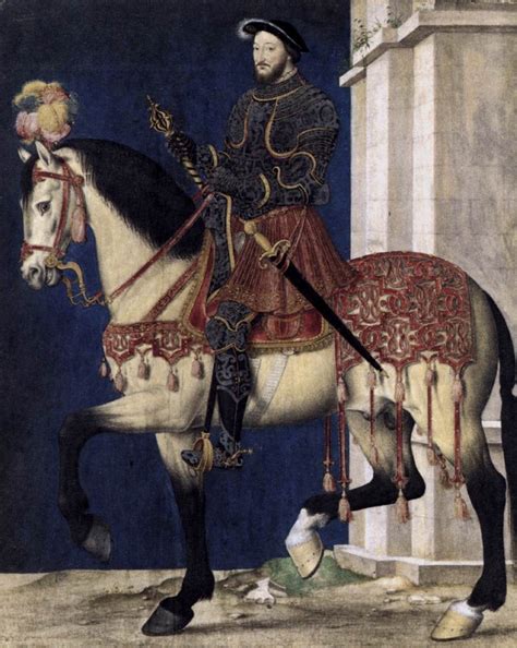 François Clouet Portrait Of Francis I King Of France 1540 Mutualart