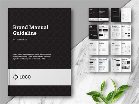 Brand Manual Guideline Template Uplabs