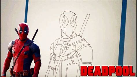 How To Draw Deadpool Easily Drawing Deadpool Step By Step Drawing