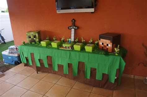 That inevitably meant i had to go on a pinterest search for minecraft birthday party decorations. #minecraft party theme | party | Pinterest