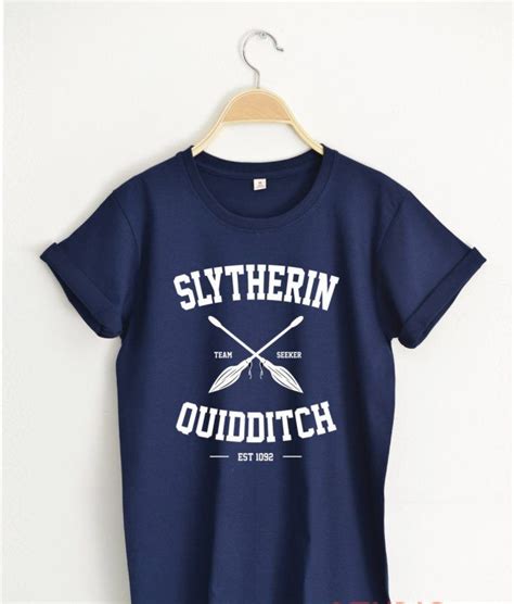 Slytherin Quidditch T Shirt Adult Unisex For Men And Women