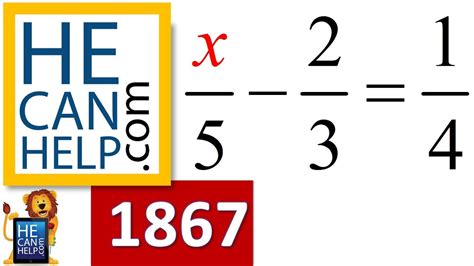 This video by fort bend tutoring shows the process of adding rational expressions with like and unlike denominators. 1867 {HECANHELP.COM USA} Solve for x Solving Linear Equation (with fractions) in One Variable ...
