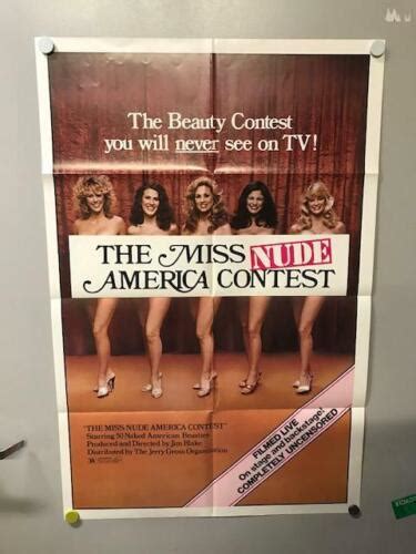 The Miss Nude American Contest Original Movie Poster Vtg Ebay