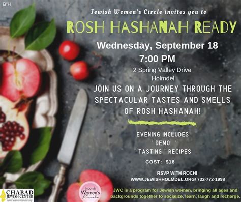 Rosh Hashanah Ready Cooking Demo
