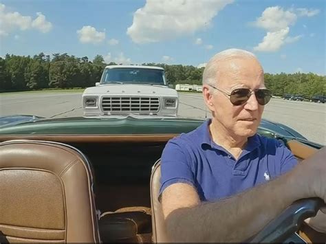 Joe Biden Hits Kmh In Drag Race In Corvette Stingray Herald Sun