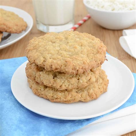 Thin And Crispy Coconut Oatmeal Cookies Sweet Peas Kitchen