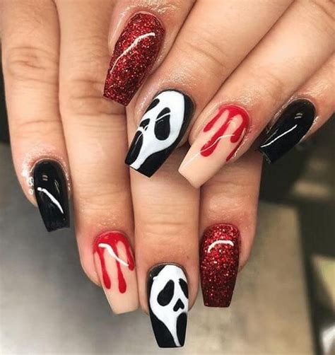 Halloween Nails Halloween Press On Nails Press On Nails Etsy In