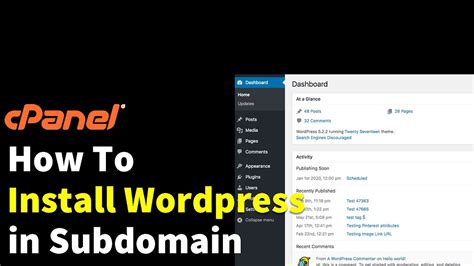 How To Install Wordpress In Subdomain Cpanel Tutorials Wordpress