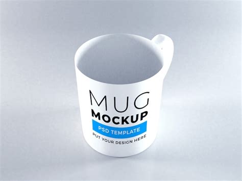 Premium Psd Realistic Mug Mockup Template Psd