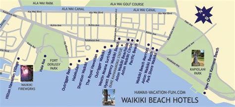 Waikiki Beach Resort Map