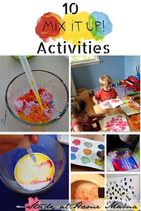 Color Mixing Activities For Preschoolers Olen Houle