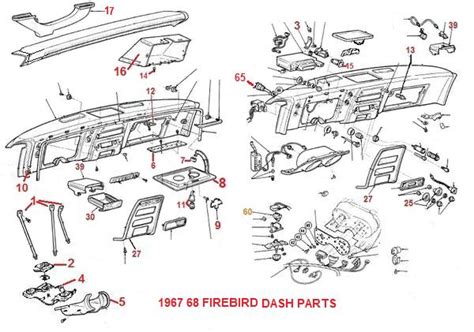 67 68 Firebird Dash Parts Chicago Muscle Car Parts Inc