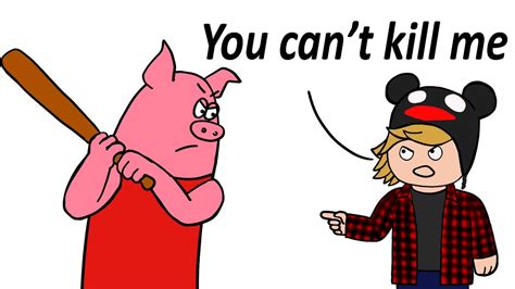 Piggy Roblox Cringe Piggy Vs Kreekcraft Piggy Meme Animation Youtube