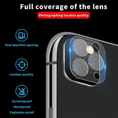 New 9h Tempered Glass Camera Lens Screen Protector For Iphone 11 Pro11 Pro Max Ebay