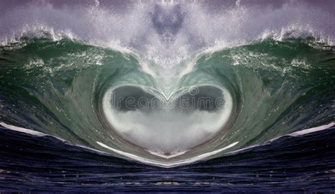 Wave Heart 1 Stock Photo Image Of Aquatic Green Recreation 4043668