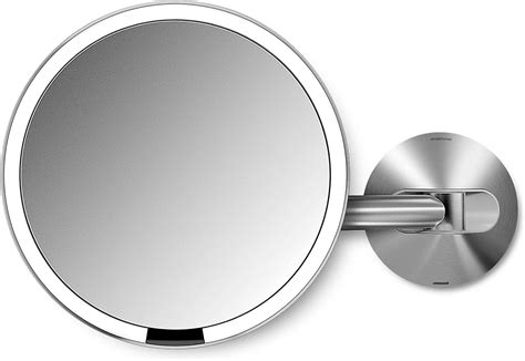 Simplehuman St3002 20cm Wall Mount Rechargeable Sensor Mirror Light Up Bathroom Makeup