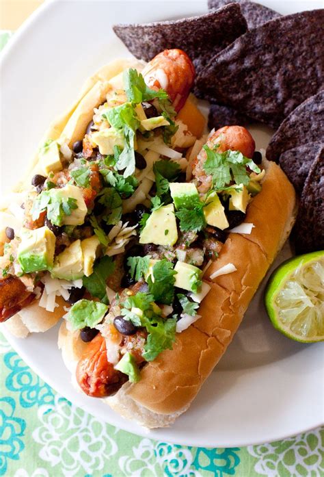 For cooked pork such as bacon, ham, sausage, or ribs be very careful with the seasonings. Tex-Mex Rancheros Hot Dogs