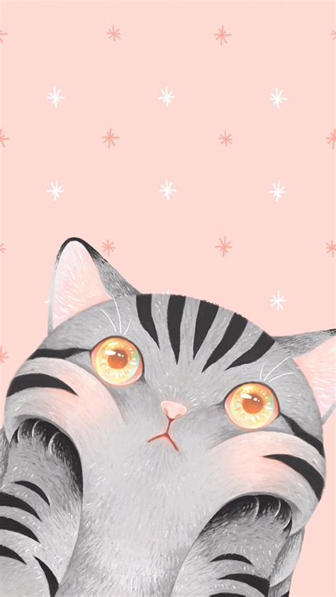 Cat Cute Mobile Wallpapers Wallpaper Cave