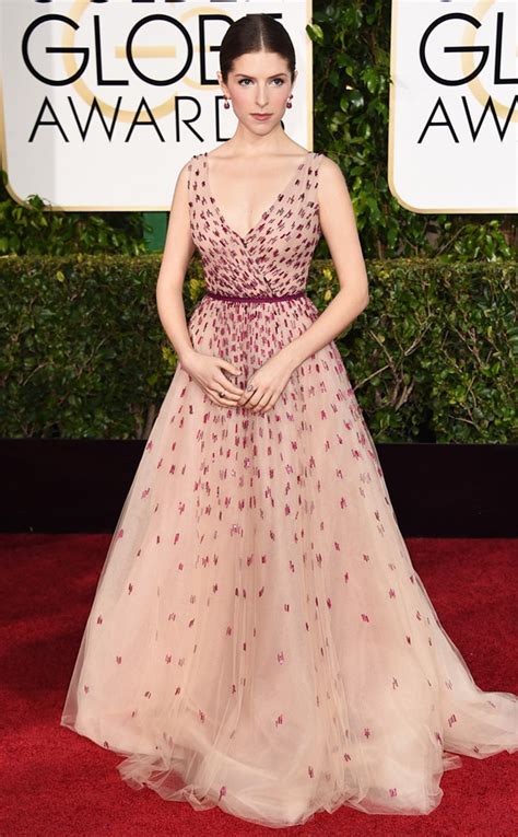 Anna Kendrick From 2015 Golden Globes Red Carpet Arrivals E News