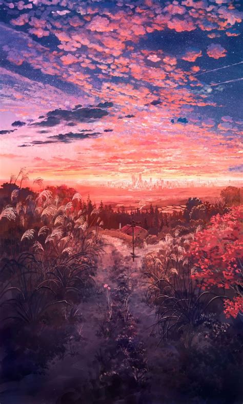 Scenery Wallpaper Anime Scenery Landscape Art