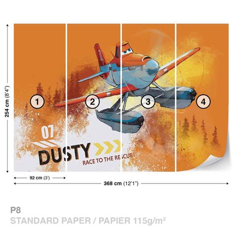Disney Planes Dusty Crophopper Wall Paper Mural Buy At Ukposters